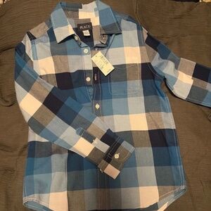 Children’s place plaid shirt